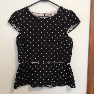 Loft Peplum Top- Size 8